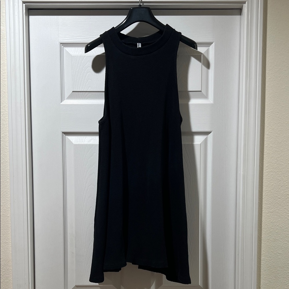 Elegant Black Sleeveless Dress Top